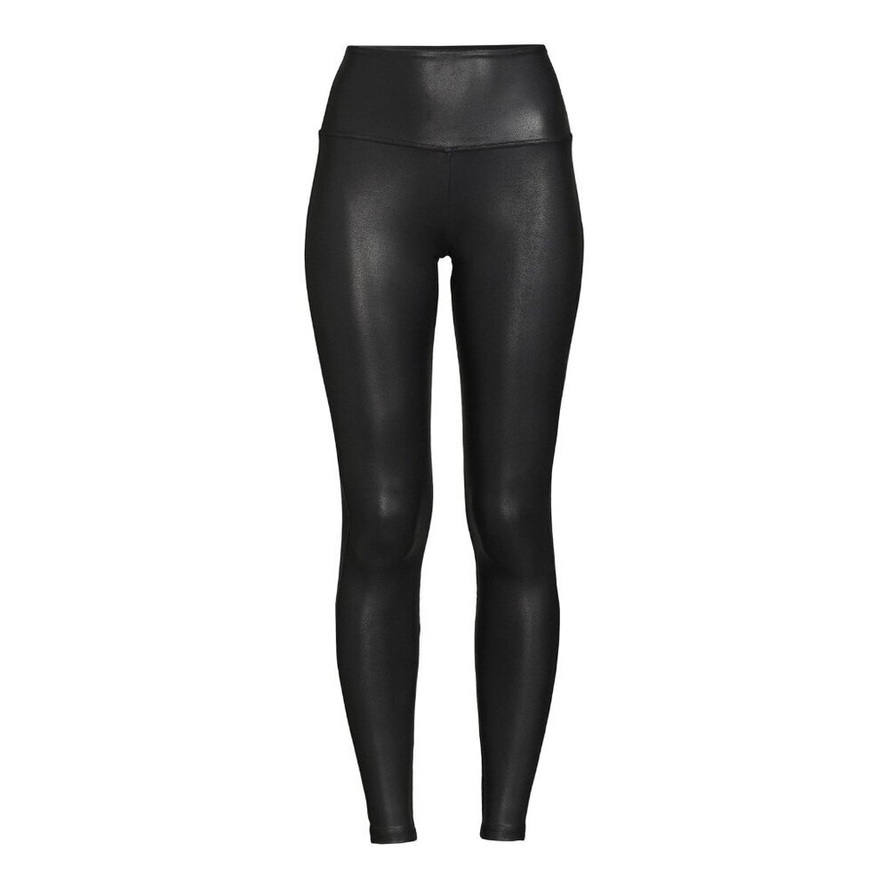 Time and Tru Women's Faux Leather Leggings, Full Length, Size XXXL (22), Black - Picture 5 of 5